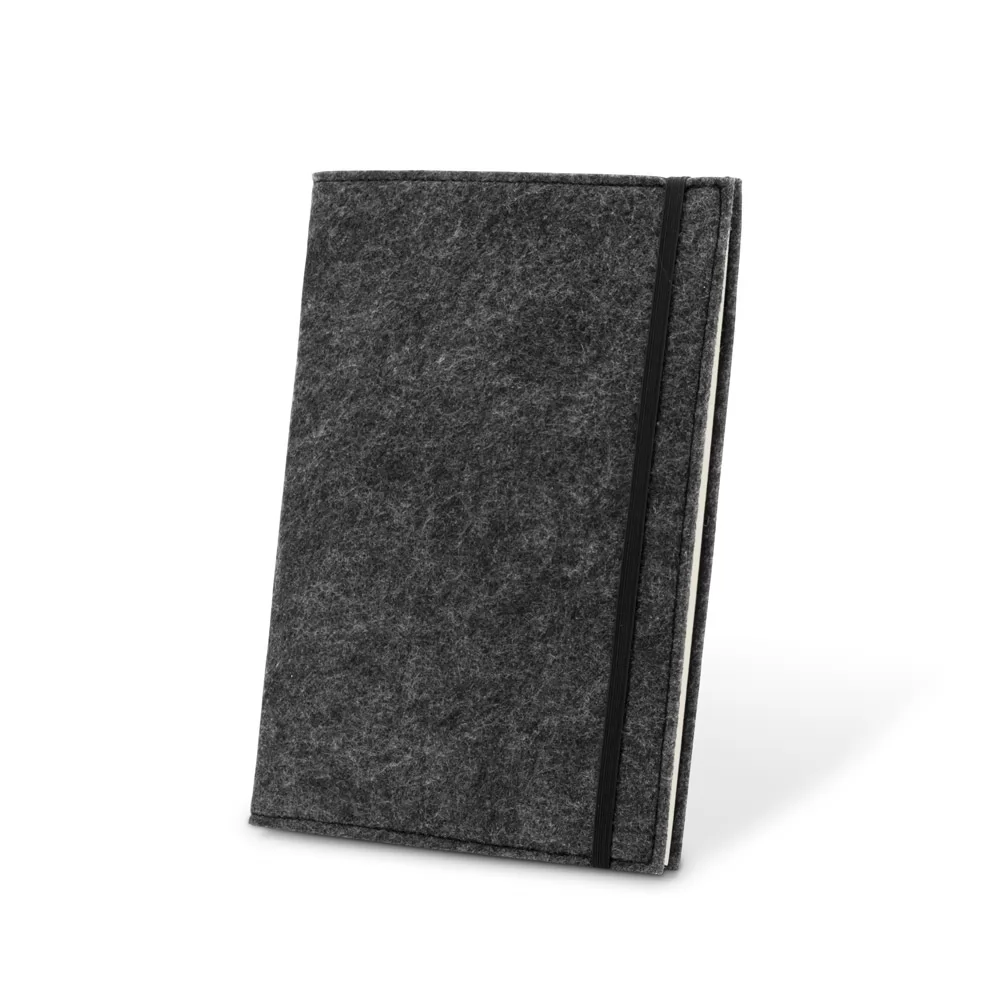 Caderneta A5 Com Capa em Feltro Reciclado Personalizada