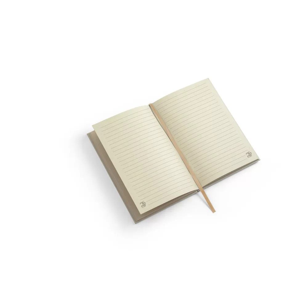 Caderneta A5 de capa dura em papel à base de cana de açúcar Personalizada Caderneta A5 de capa dura em papel à base de cana de açúcar Personalizada