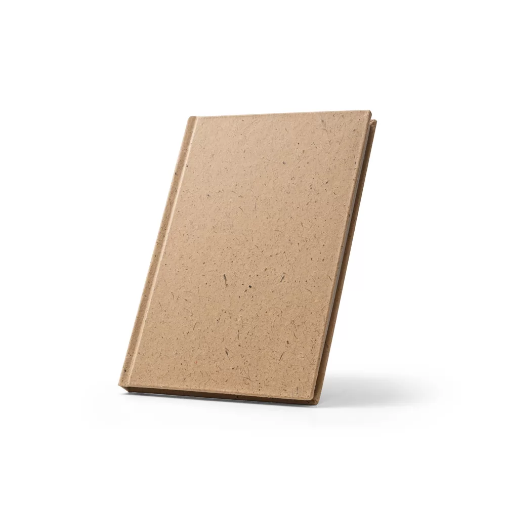 Caderneta A5 em casca de coco (60%) e trapos de algodão (40%) Personalizada Caderneta A5 em casca de coco (60%) e trapos de algodão (40%) Personalizada