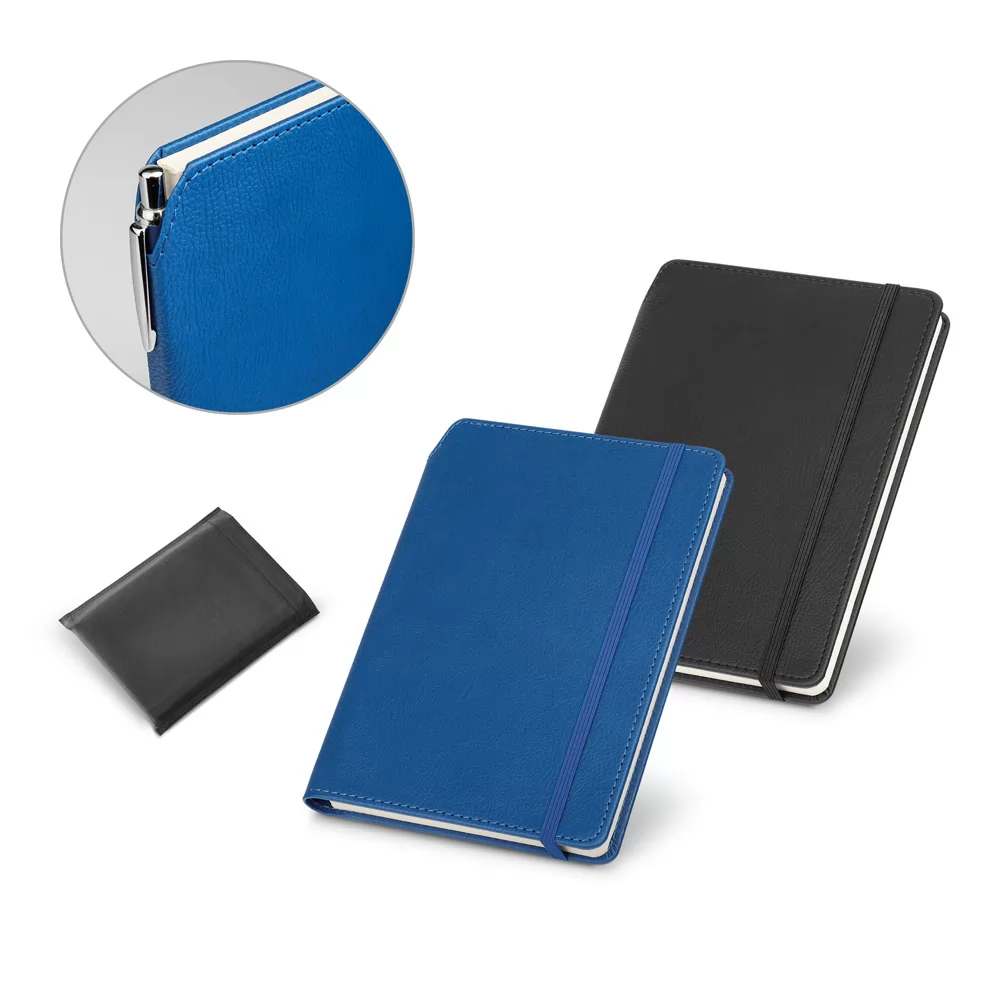 Caderneta A5 em Couro Sintético Personalizada Caderneta A5 em Couro Sintético Personalizada