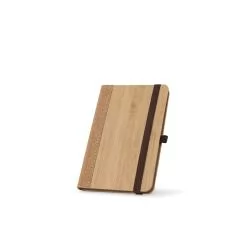 Caderneta com Capa em Bambu e Cortiça Personalizada Caderneta com Capa em Bambu e Cortiça Personalizada