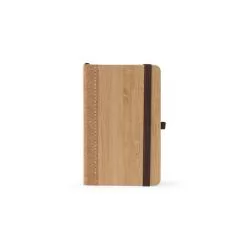 Caderneta com Capa em Bambu e Cortiça Personalizada Caderneta com Capa em Bambu e Cortiça Personalizada