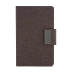 Caderneta com Capa em PU e Fibra de Café ou Chá Personalizada Caderneta com Capa em PU e Fibra de Café ou Chá Personalizada