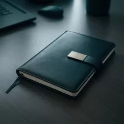 Caderneta Couro Sintético Personalizada