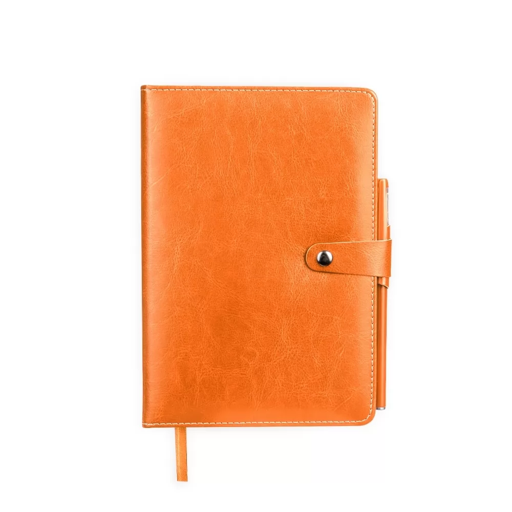 Caderneta de Couro Sintético Personalizada