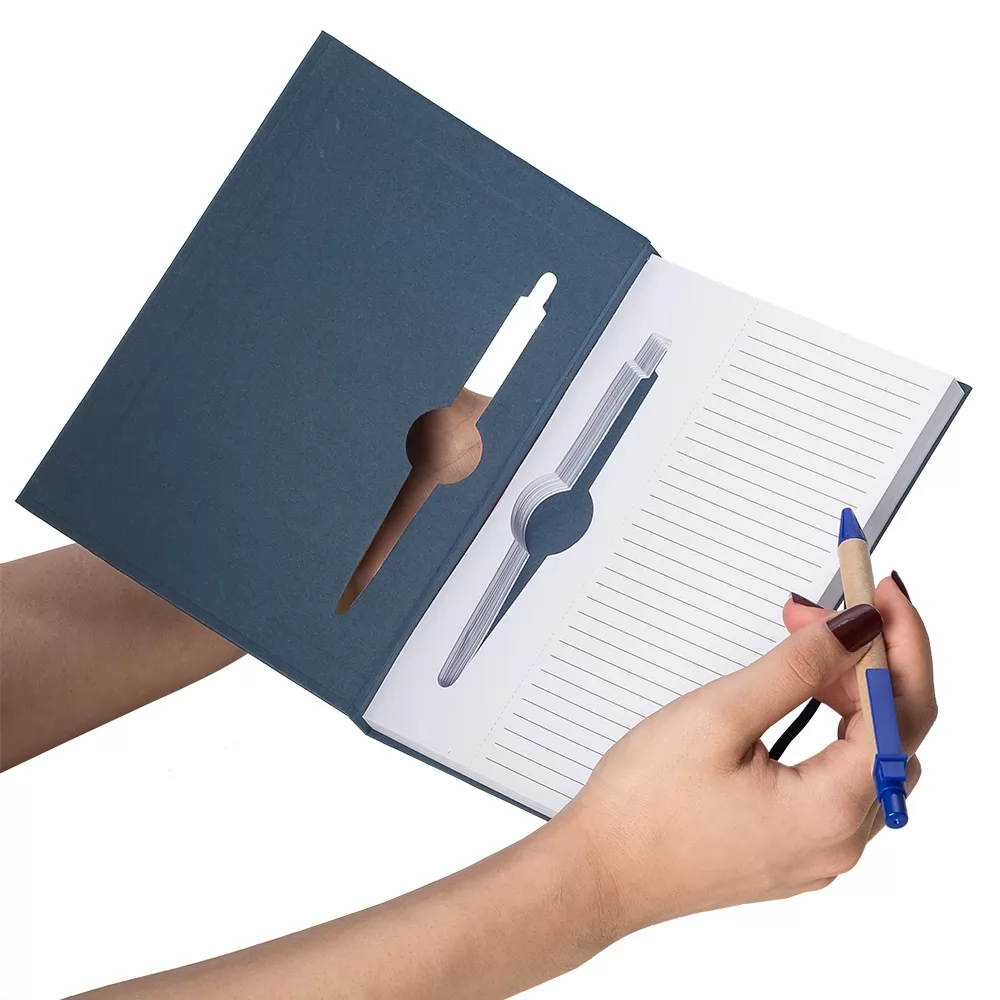 Caderneta Ecológica com Caneta Personalizada