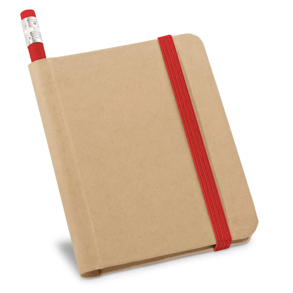 Caderneta Ecológica com Lápis Personalizada Caderneta Ecológica com Lápis Personalizada