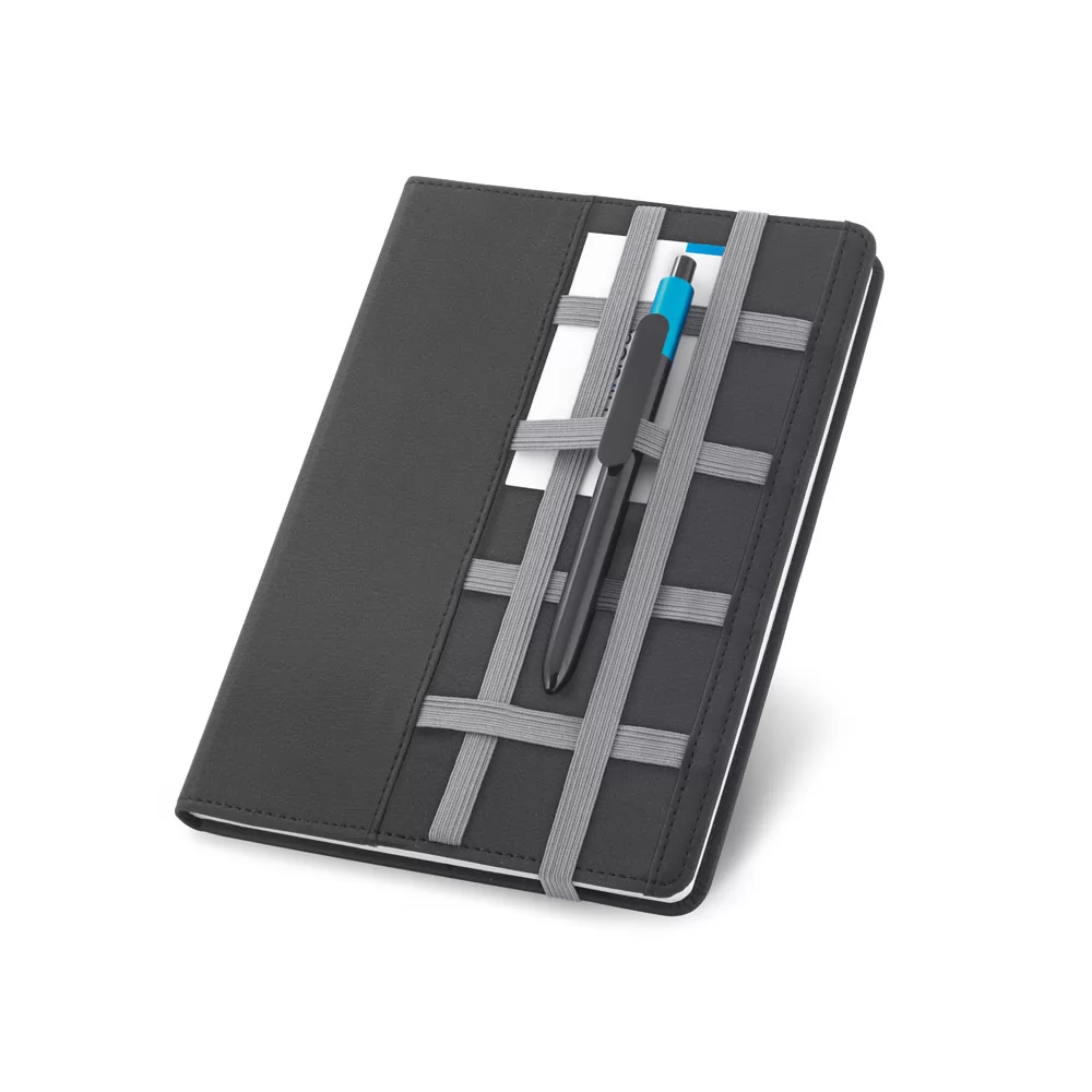 Caderneta em Couro Sintético Com Porta Celular Personalizada