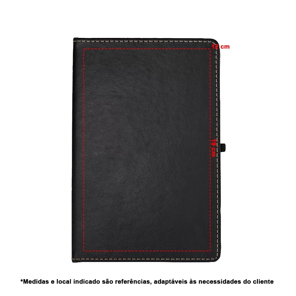 Caderneta em Couro Sintético Personalizada Caderneta em Couro Sintético Personalizada