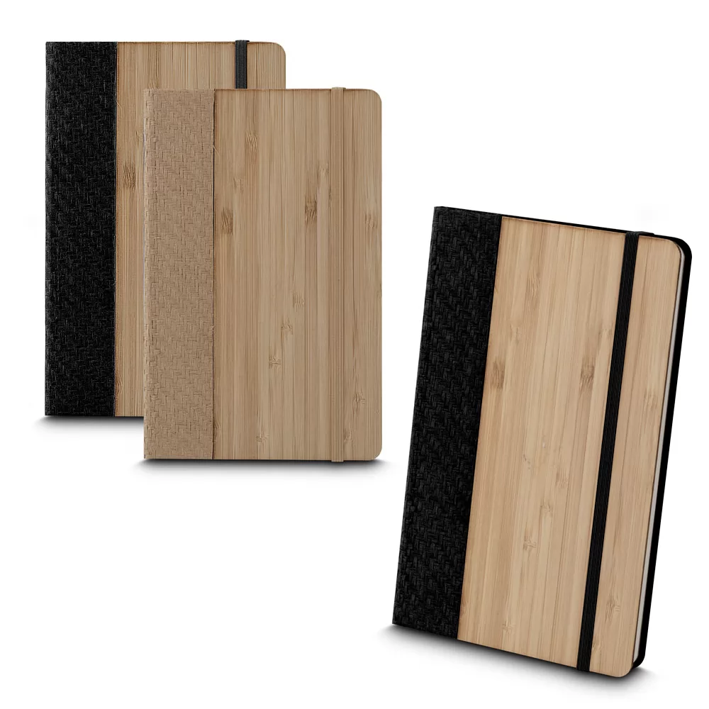Caderneta em fibra de bambu Personalizada Caderneta em fibra de bambu Personalizada