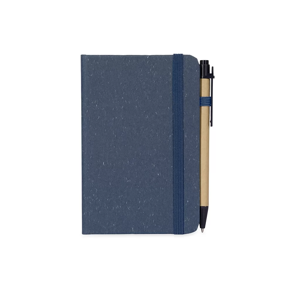 Caderneta Palha de Trigo com Caneta Personalizada