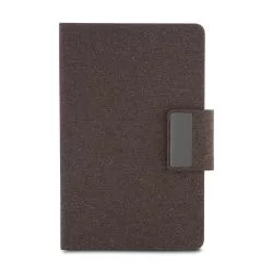 Caderneta PU e Fibra de Café ou Chá Personalizada Caderneta PU e Fibra de Café ou Chá Personalizada