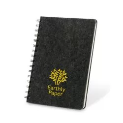 Caderno A5 com Capa em Feltro Reciclado Personalizado Caderno A5 com Capa em Feltro Reciclado Personalizado