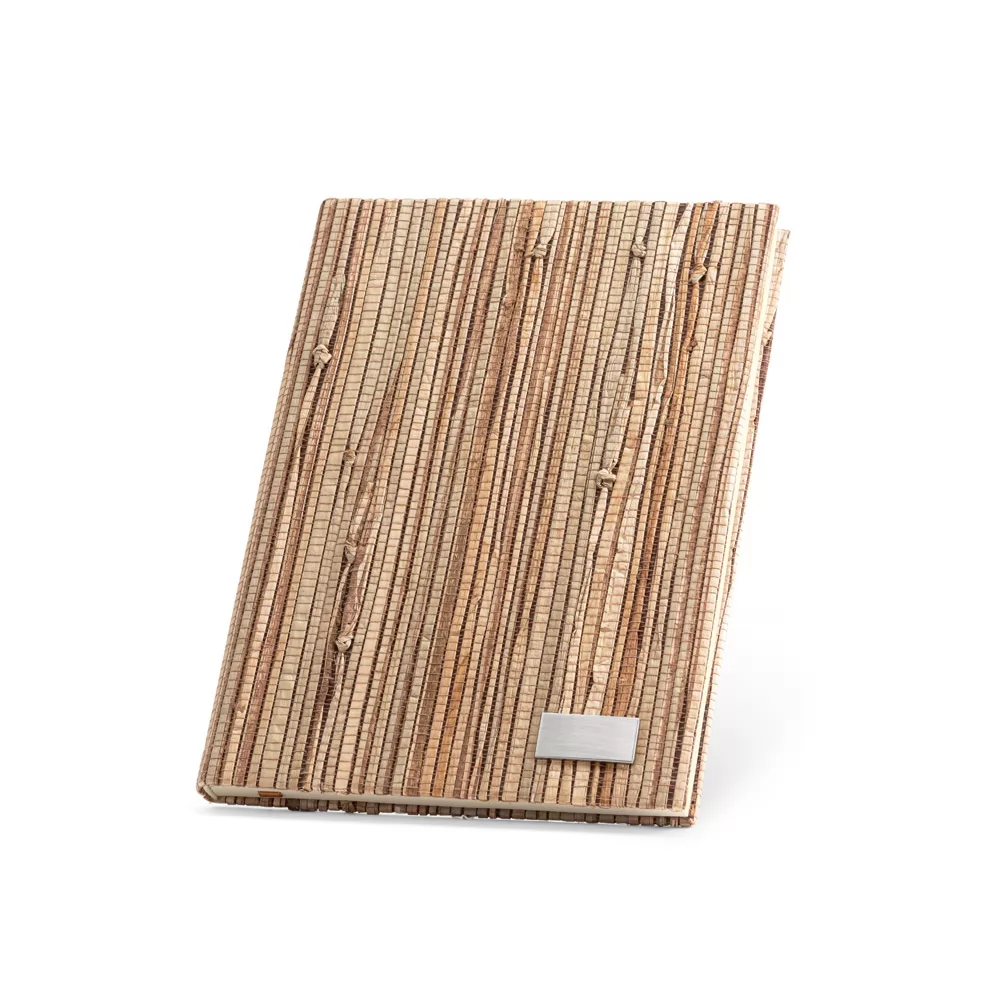 Caderno A5 Com Capa em Palha Natural Personalizado Caderno A5 Com Capa em Palha Natural Personalizado