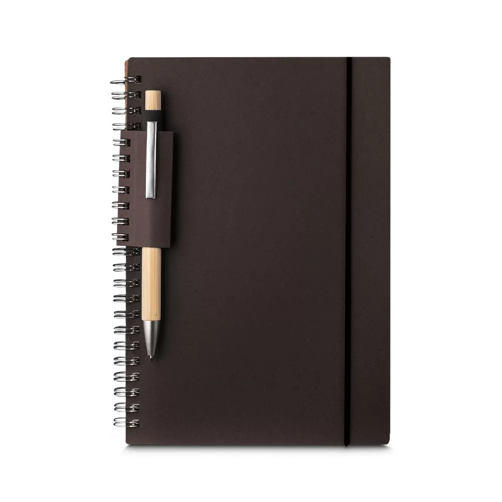 Caderno A5 Papel Reciclado Personalizado