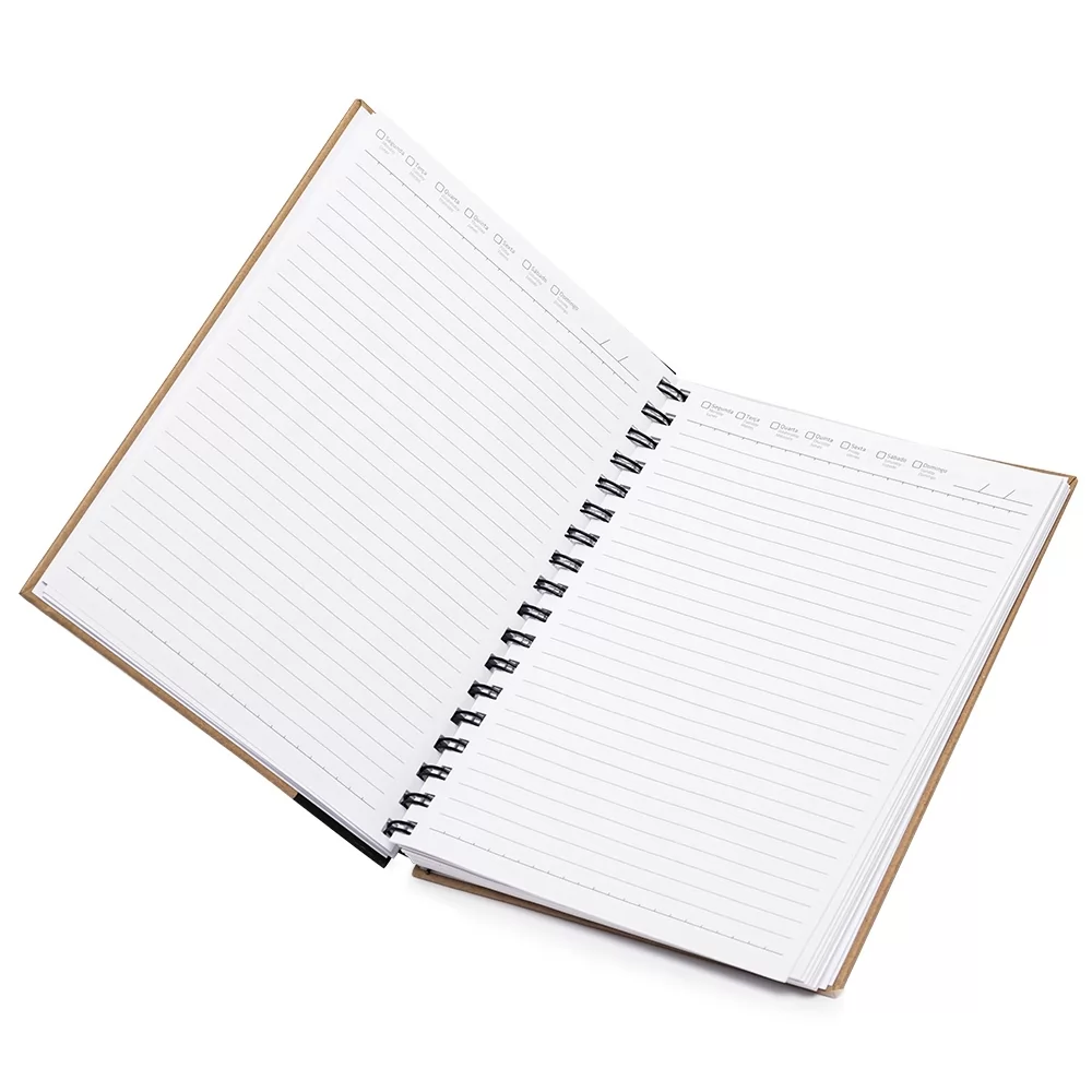 Caderno Capa Kraft Personalizado Caderno Capa Kraft Personalizado