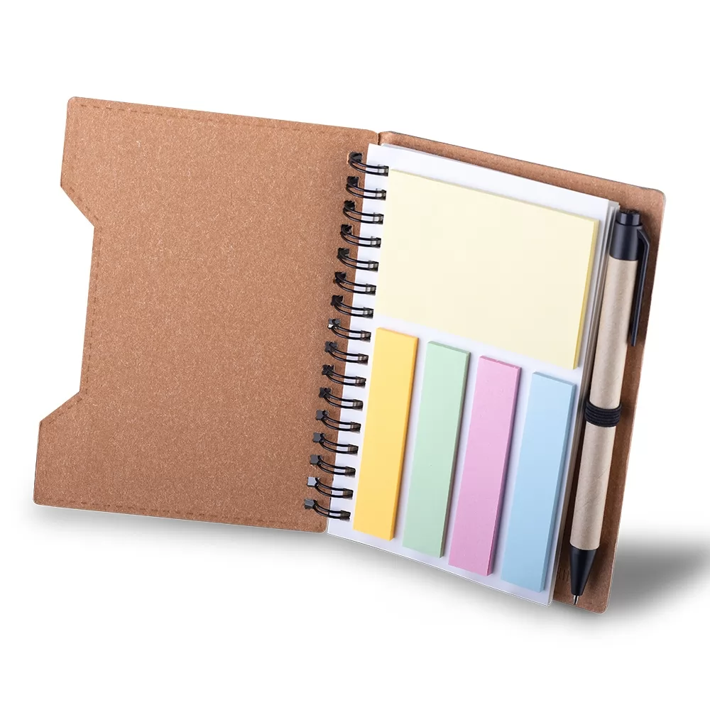 Caderno de Papelão com Caneta Personalizado Caderno de Papelão com Caneta Personalizado