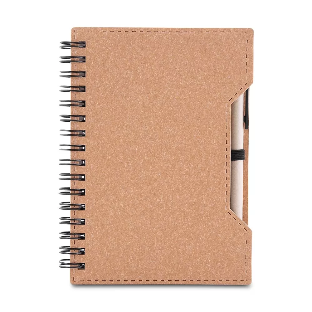 Caderno de Papelão com Caneta Personalizado Caderno de Papelão com Caneta Personalizado