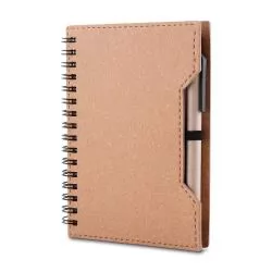 Caderno de Papelão com Caneta Personalizado Caderno de Papelão com Caneta Personalizado