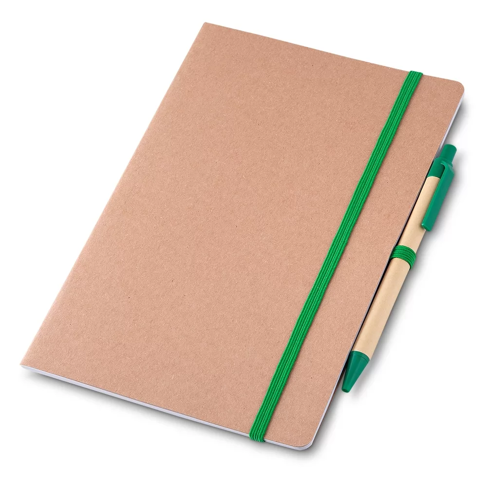 Caderno Ecológico com Caneta Personalizado Caderno Ecológico com Caneta Personalizado