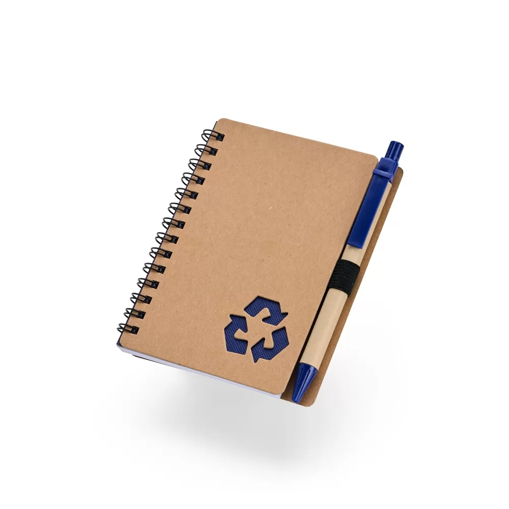 Caderno Ecológico com Caneta Personalizado