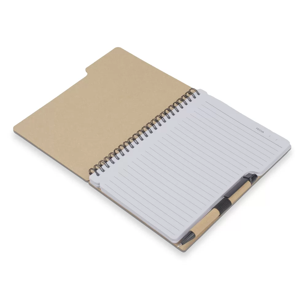 Caderno em papelão reciclável Personalizado Caderno em papelão reciclável Personalizado