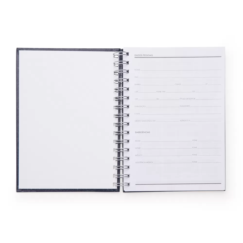 Caderno Pequeno de Couro Sintético Personalizado Caderno Pequeno de Couro Sintético Personalizado