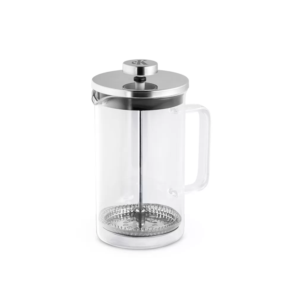 Cafeteira em vidro borossilicato e aço inox 600 mL Personalizada Cafeteira em vidro borossilicato e aço inox 600 mL Personalizada