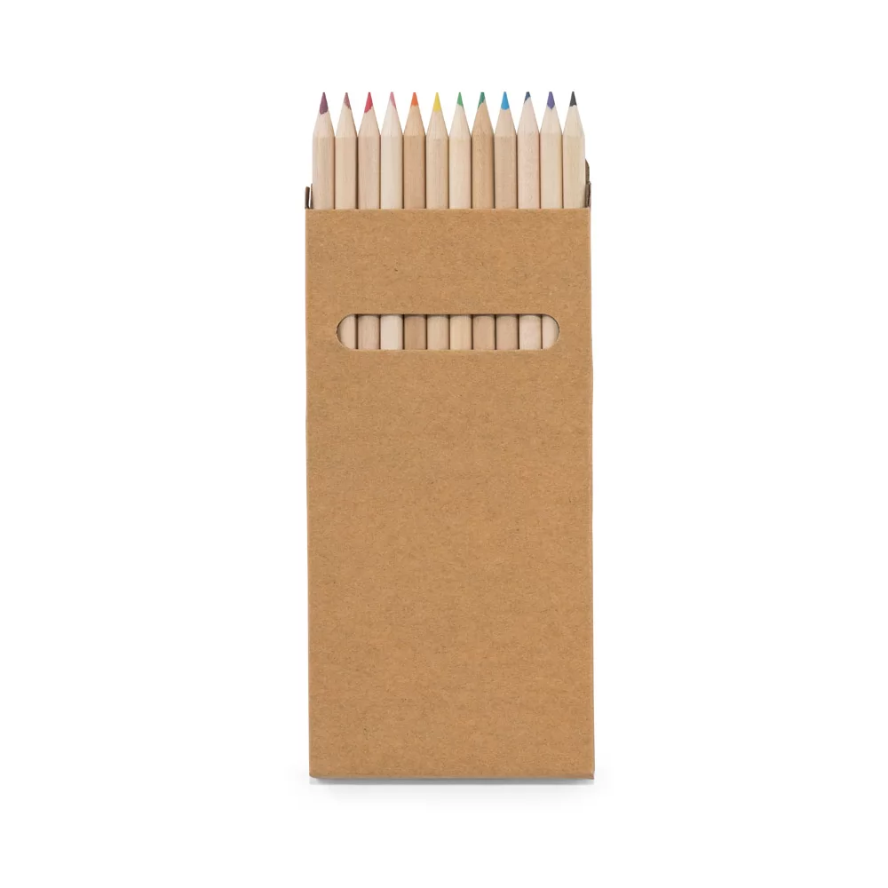 Caixa de cartão com 12 lápis de cor Personalizada Caixa de cartão com 12 lápis de cor Personalizada