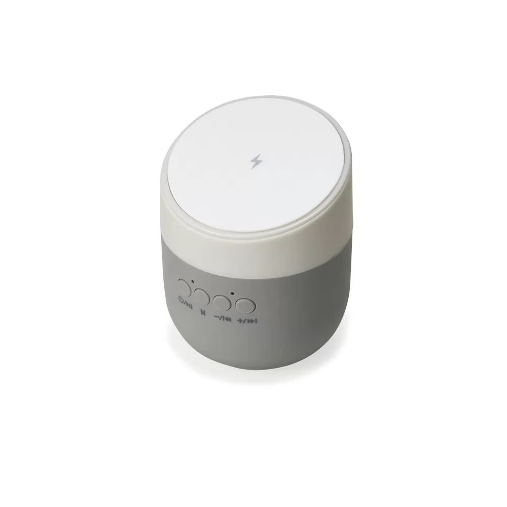 Caixa de Som com Carregador por Indução Personalizada Caixa de Som com Carregador por Indução Personalizada