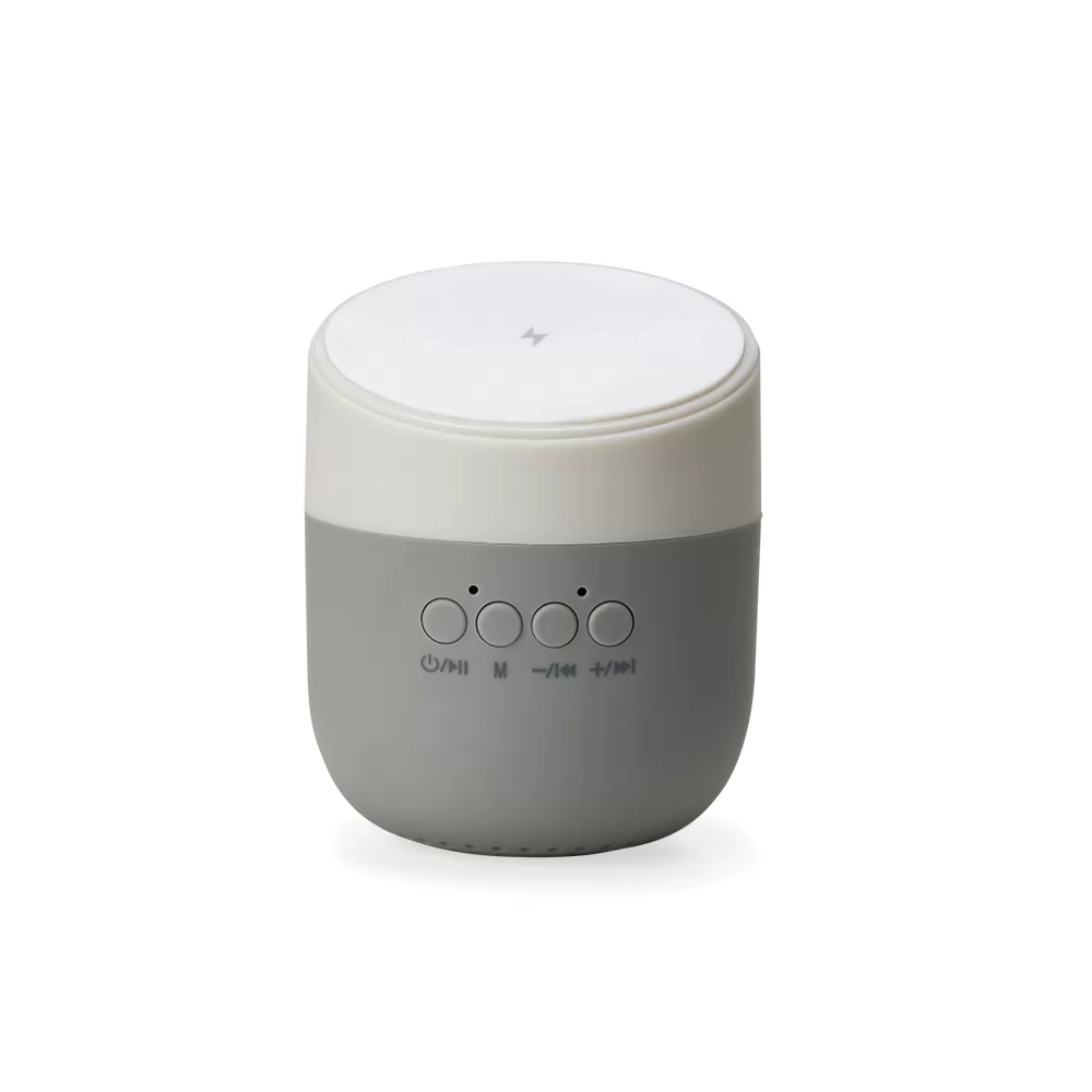 Caixa de Som com Carregador por Indução Personalizada Caixa de Som com Carregador por Indução Personalizada