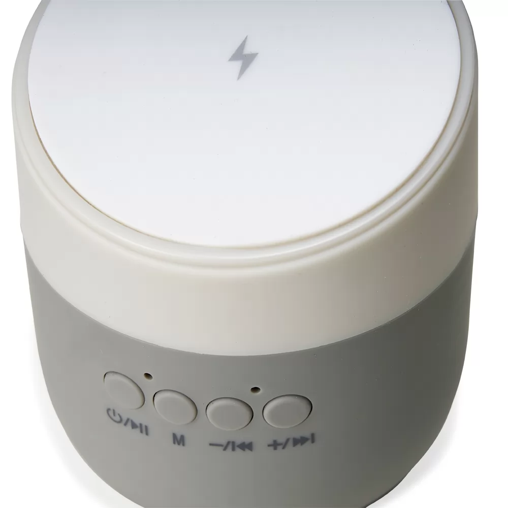 Caixa de Som com Carregador por Indução Personalizada Caixa de Som com Carregador por Indução Personalizada