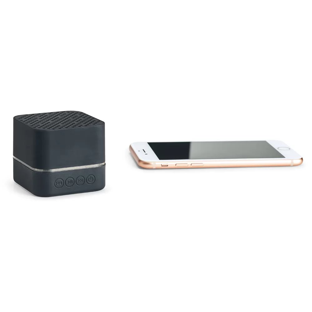 Caixa de som com luz LED interior em ABS Personalizada Caixa de som com luz LED interior em ABS Personalizada