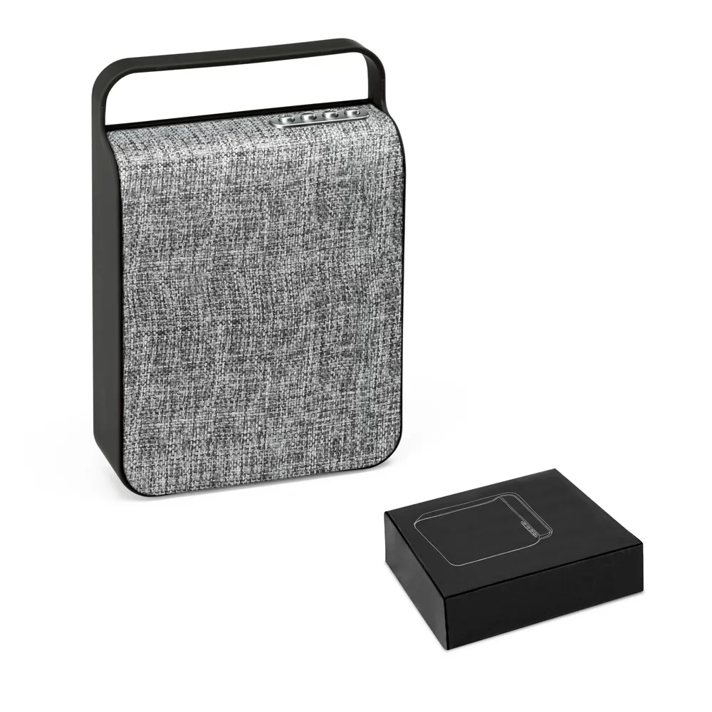 Caixa de som com microfone em ABS Personalizada