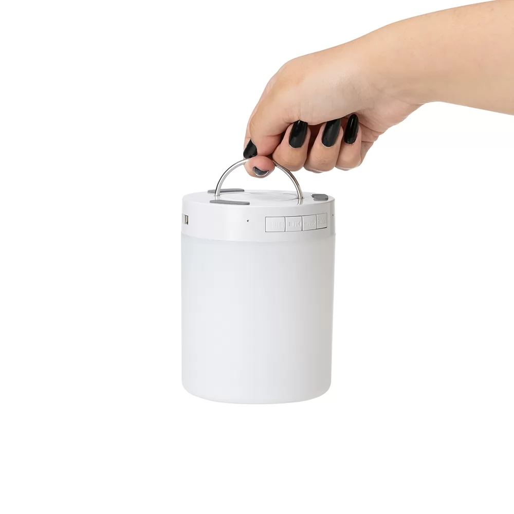 Caixa de Som Multimídia com Luminária Personalizada Caixa de Som Multimídia com Luminária Personalizada