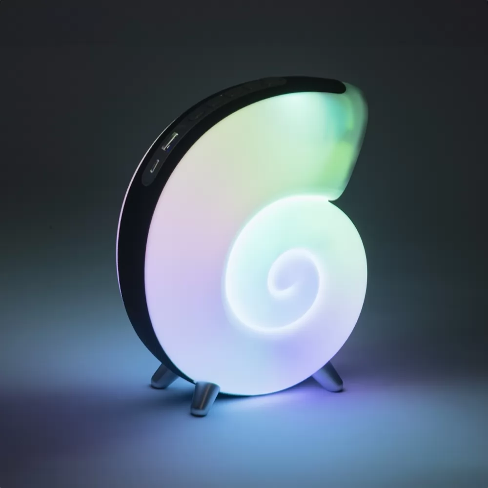 Caixa de Som Multimídia TWS com Luminária RGB Personalizada Caixa de Som Multimídia TWS com Luminária RGB Personalizada