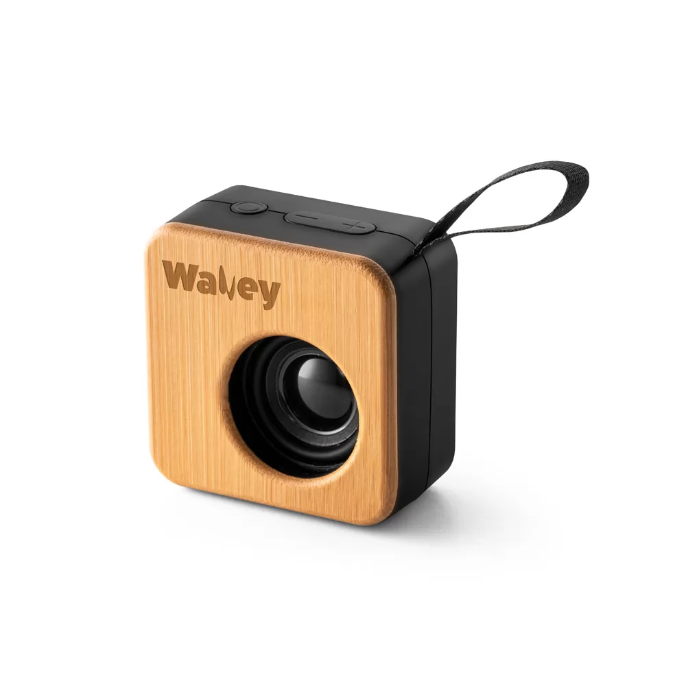 Caixa de som portátil em 25% rABS e bambu Personalizada Caixa de som portátil em 25% rABS e bambu Personalizada
