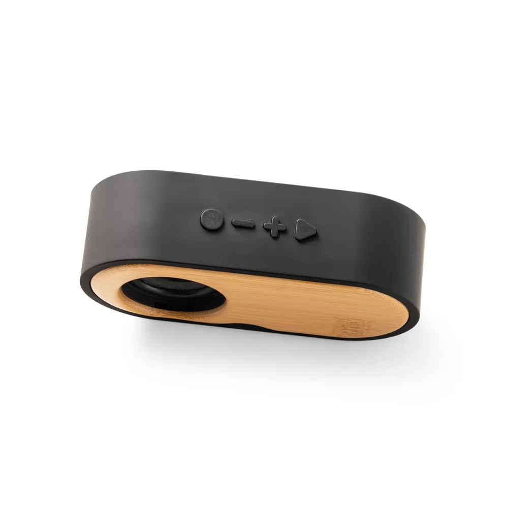 Caixa de som portátil em 36% rABS e bambu Personalizada Caixa de som portátil em 36% rABS e bambu Personalizada