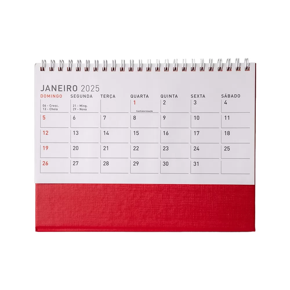 Calendário de Mesa 2025 Personalizado Calendário de Mesa 2025 Personalizado