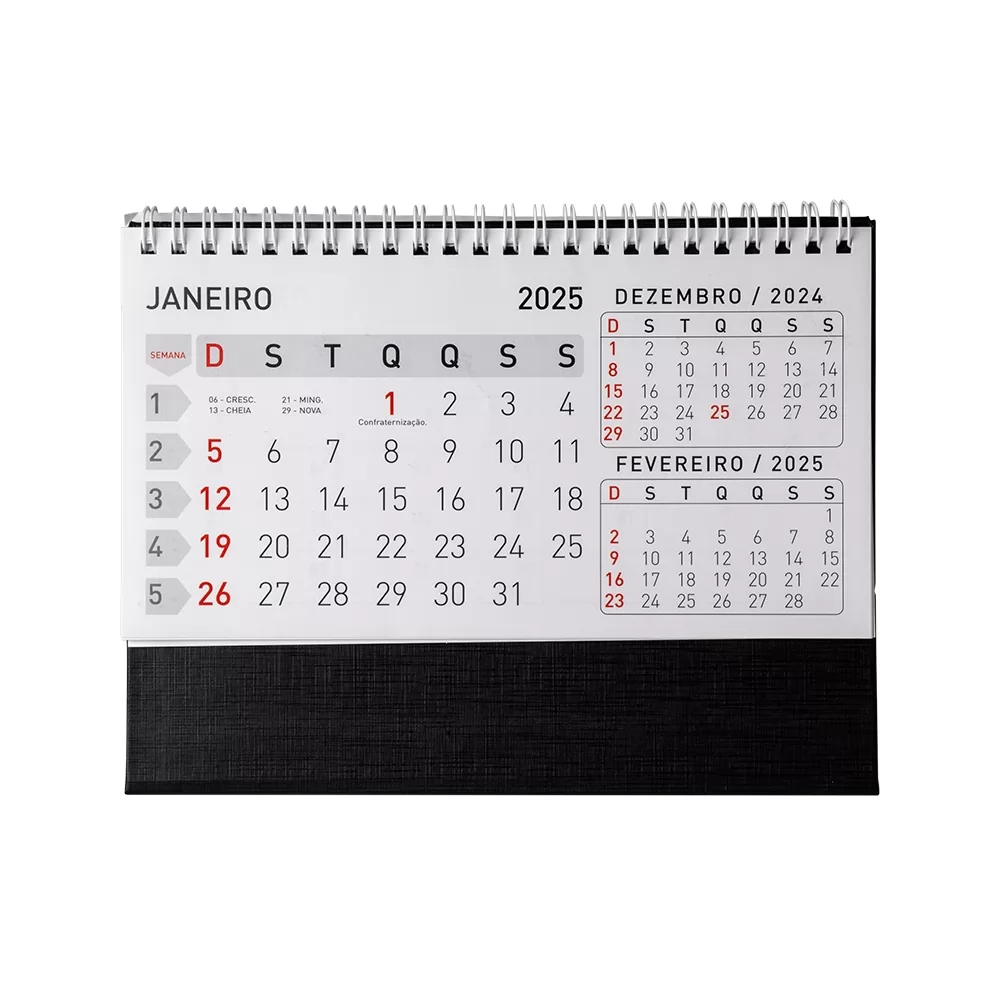 Calendário de Mesa 2025 Personalizado Calendário de Mesa 2025 Personalizado