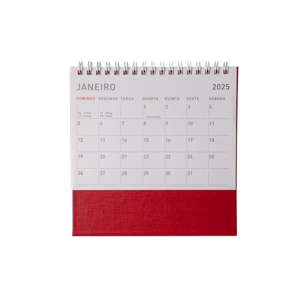 Calendário de Mesa 2025 Personalizado Calendário de Mesa 2025 Personalizado