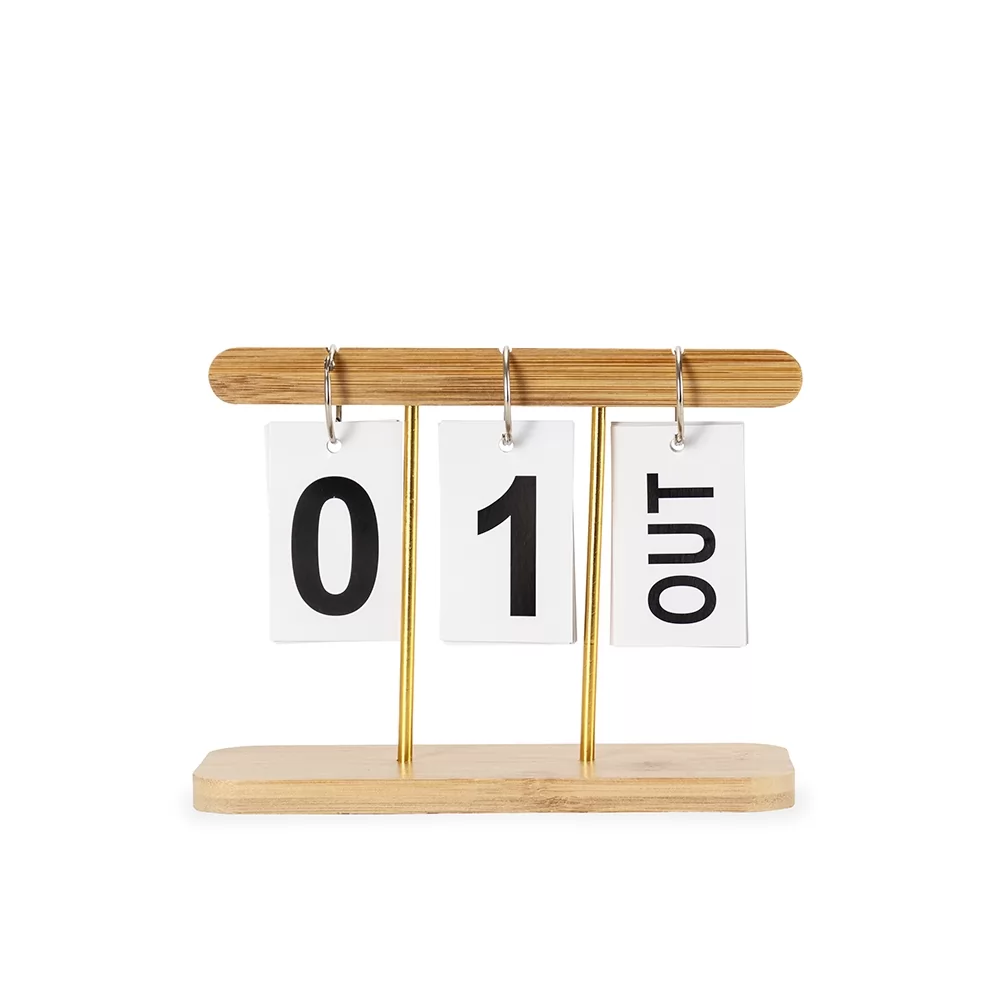 Calendário Permanente Bambu Personalizado Calendário Permanente Bambu Personalizado