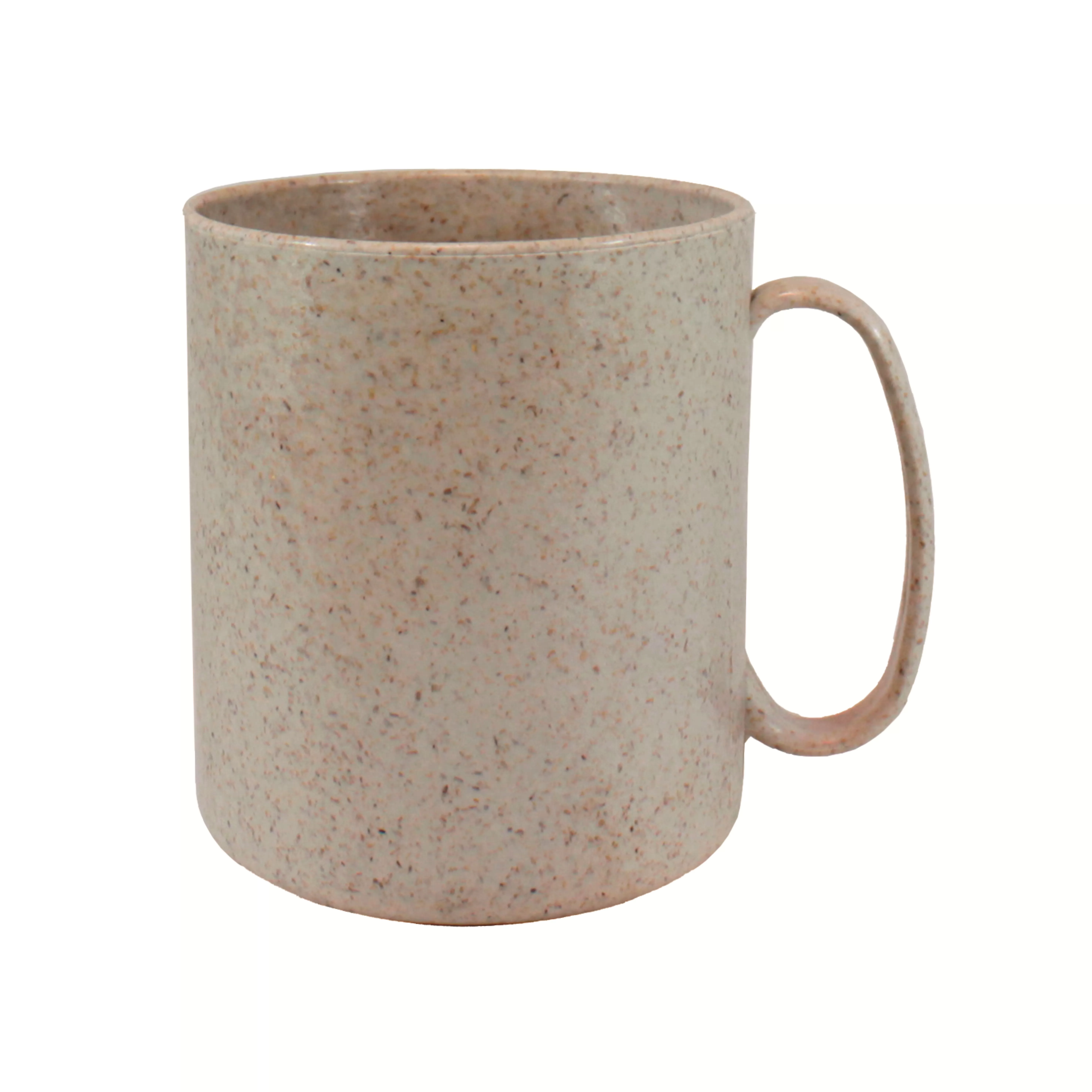 Caneca de Chá Redonda 400 ml Com 50% de fibra de Coco ou Madeira Personalizada