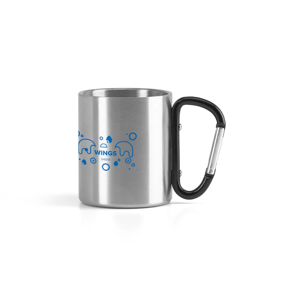 Caneca em aço inox 230 mL Personalizada Caneca em aço inox 230 mL Personalizada