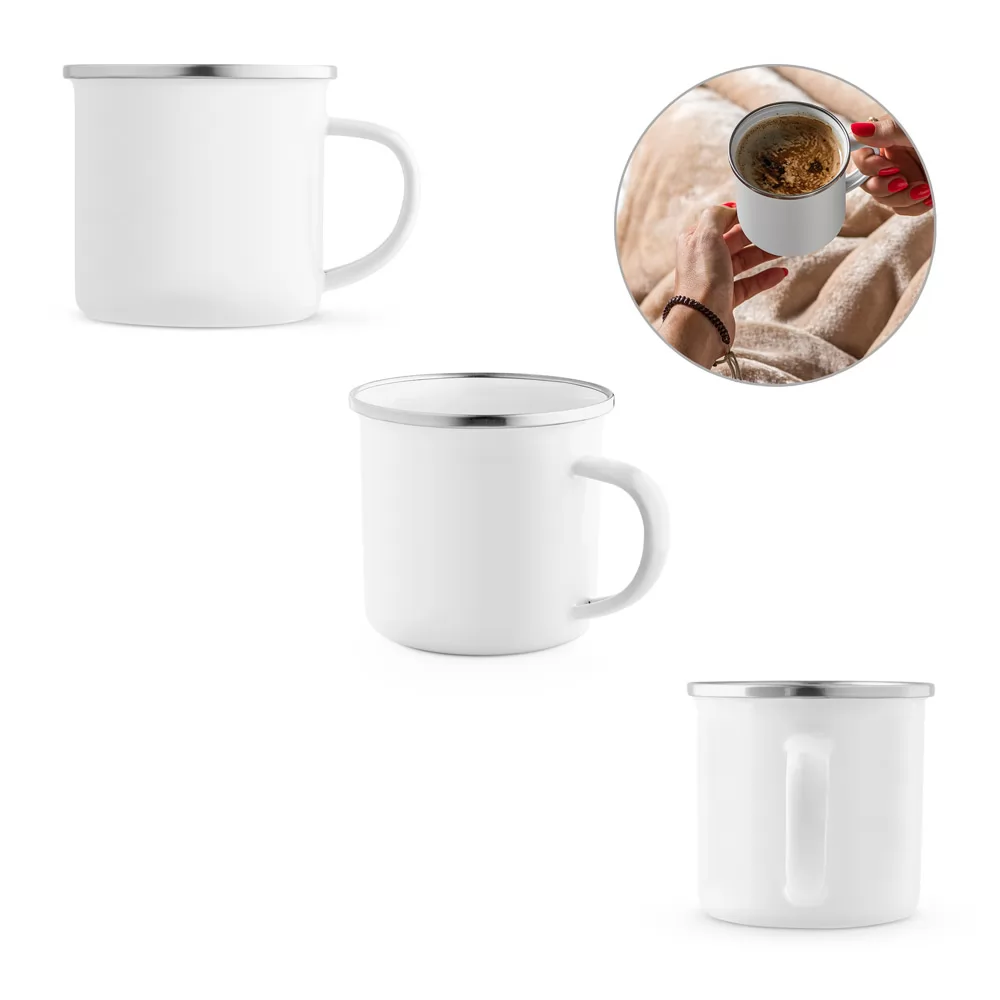 Caneca em esmalte Personalizada Caneca em esmalte Personalizada