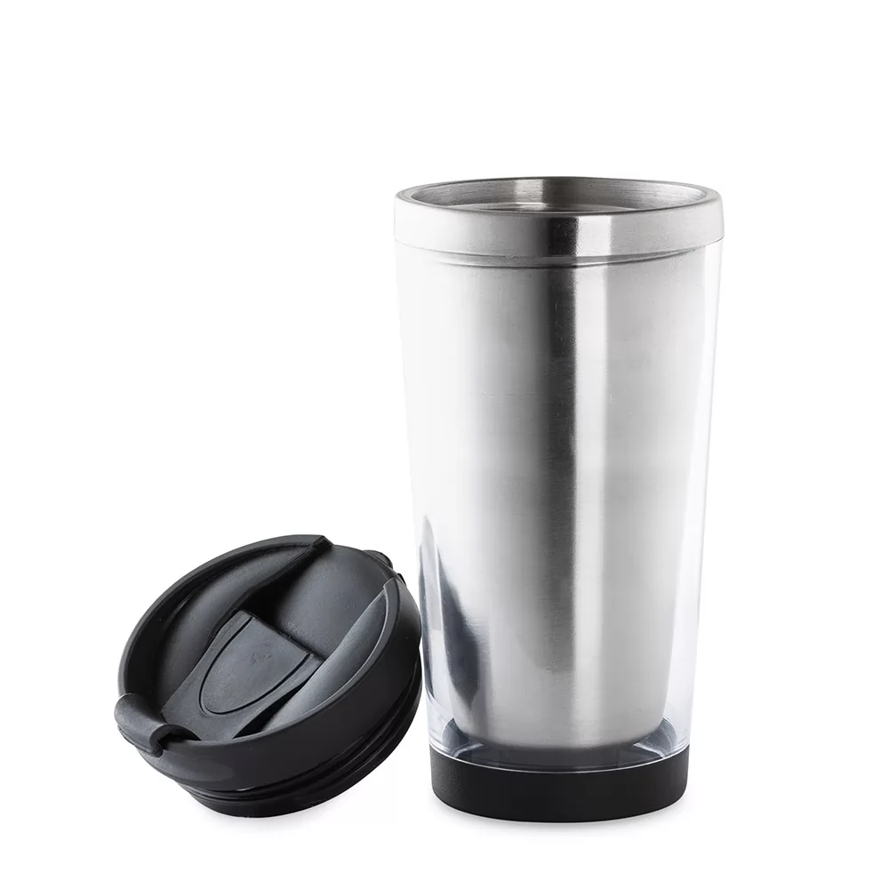 Caneca Inox 500ml Porta Foto Personalizada Caneca Inox 500ml Porta Foto Personalizada