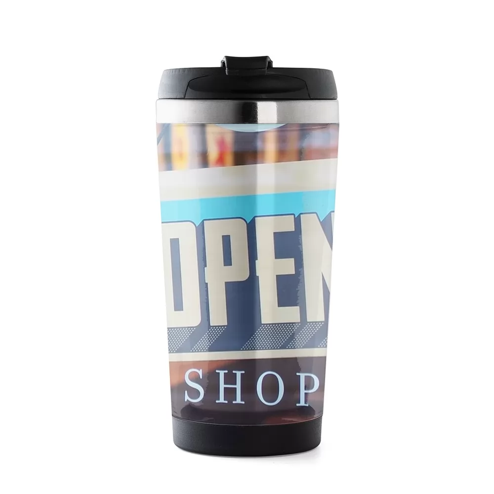 Caneca Inox 500ml Porta Foto Personalizada Caneca Inox 500ml Porta Foto Personalizada