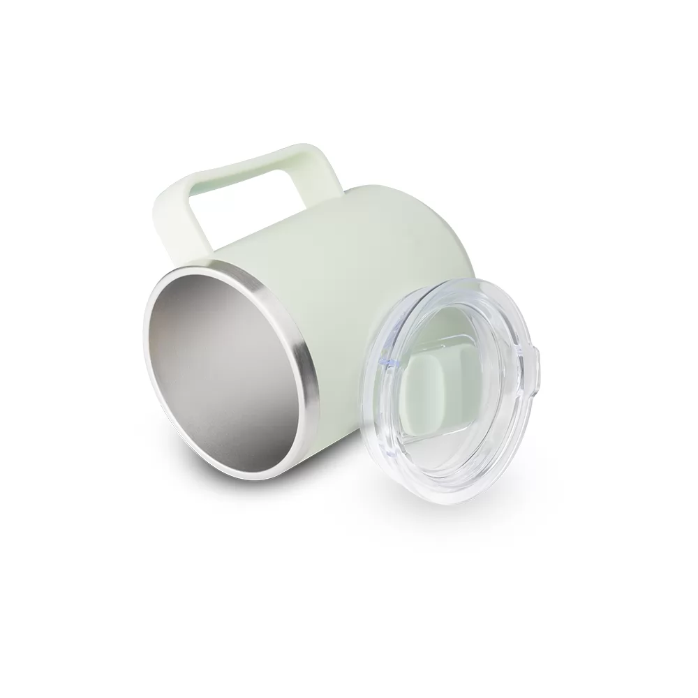 CANECA TÉRMICA COM EXTERIOR DE PLÁSTICO PP 450 ML Personalizada