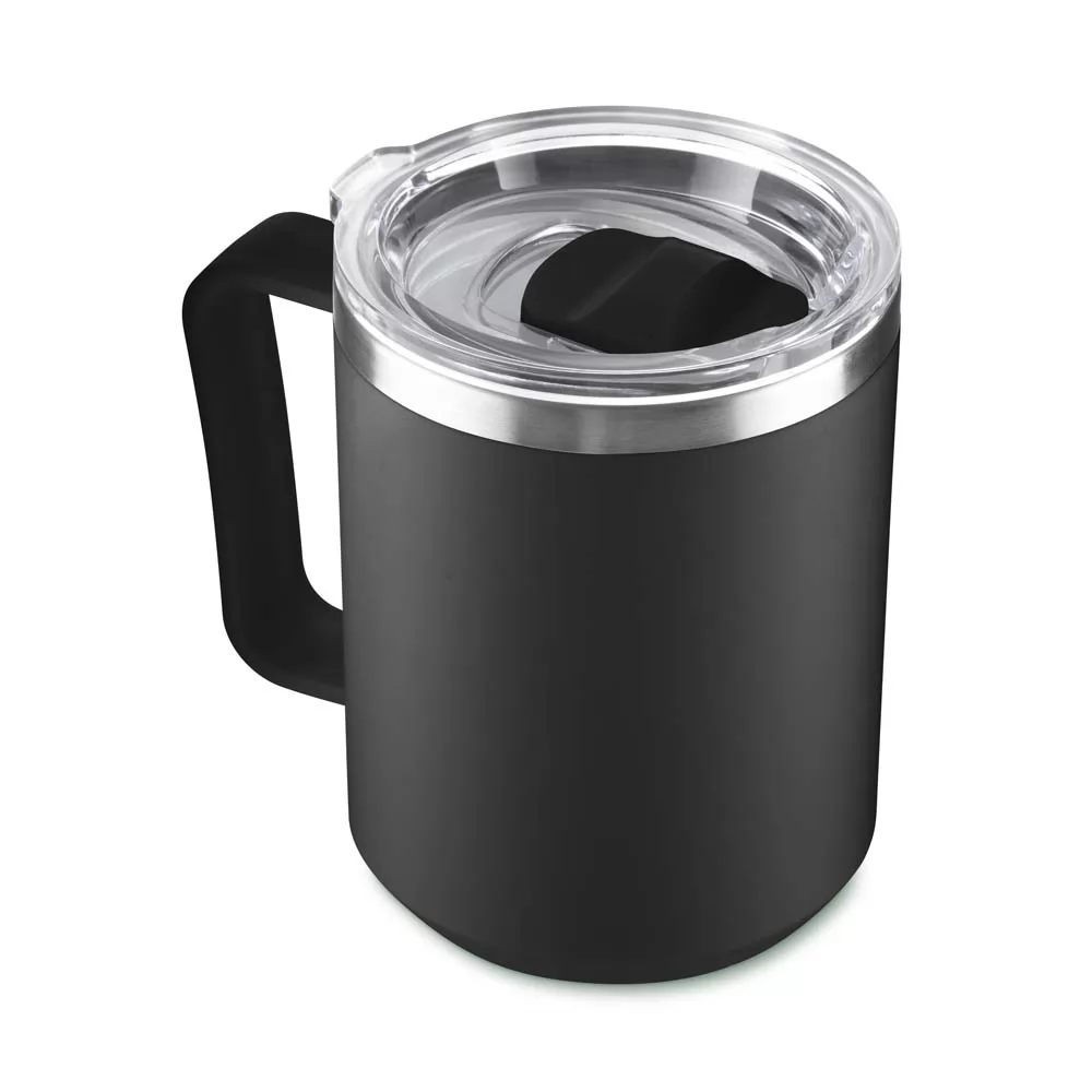 CANECA TÉRMICA COM EXTERIOR DE PLÁSTICO PP 450 ML Personalizada