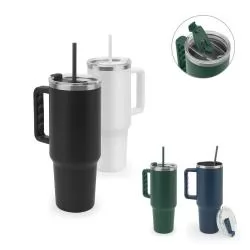 Caneca Térmica em Aço Inox Reciclado 1,2 Litros Personalizada Caneca Térmica em Aço Inox Reciclado 1,2 Litros Personalizada